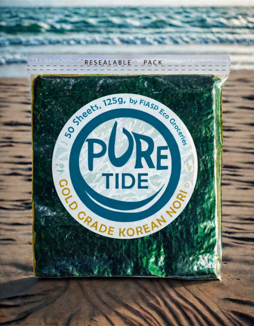 PureTide Gold Grade Nori — 50 Sheets
